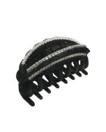 Kopča za kosu Crna sa cirkonima 6,5 cm | HC Milano