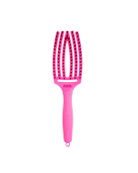 Fingerbrush "Think Pink" Edition četka za kosu M - Neon Pink| Olivia Garden