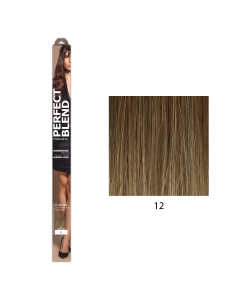 Keratinske ekstenzije za kosu Masharel PERFECT BLEND | blago valovite | Veličina XL - 55-60 cm | Nijansa 12
