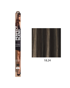 Keratinske ekstenzije za kosu Masharel PERFECT BLEND | blago valovite | Veličina XL - 55-60 cm | Nijansa 18/24