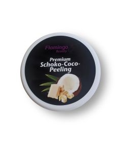 Flamingo Wellness piling sol Čokolada - Kokos 350gr | Flamingo Beauty