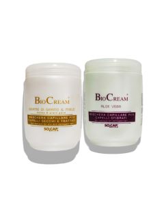 BIOCREAM SET MASKE ZA KOSU ALOE VERA I MED 1000 ML 