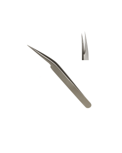 Pinceta za aplikaciju ekstenzija i kreiranje volumena – blago zakrivljeni vrh