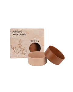 Bamboo Bowls Neutrals Terra | Drvene zdjelice za boju 2kom | FRAMAR