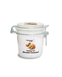 Peeling Gel Mandel-Caramel | Piling za tijelo od badema i karamele 450 g | Flamingo Beauty
