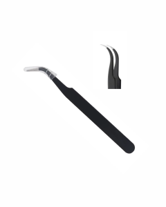 Pinceta za aplikaciju ekstenzija i kreiranje volumena – zakrivljeni vrh