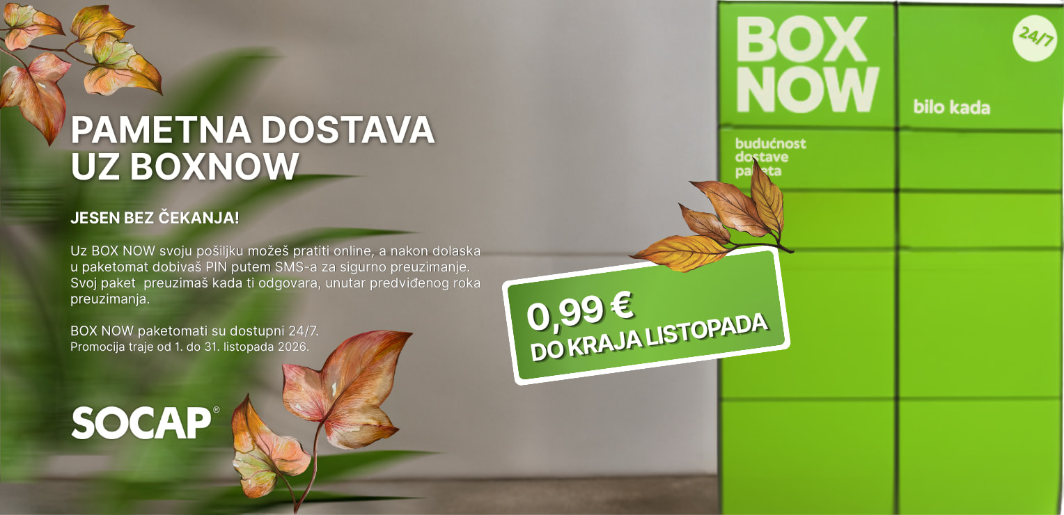 BOX NOW promotivna cijena dostave u listopadu - samo 0,99 €